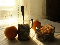 Чай с апельсинами